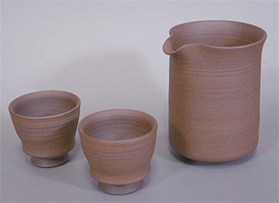 Artisticnippon Tokoname Hokujo Yakishime Sake set_sm1.jpg