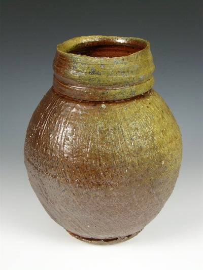 JohnBaymore-YellowShizenyuKabin-MadeInNH-Fired2012atISCAEE-Japan-400w.jpg