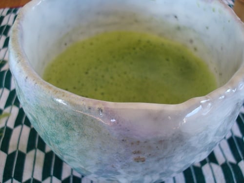 Sansai with matcha froth.JPG